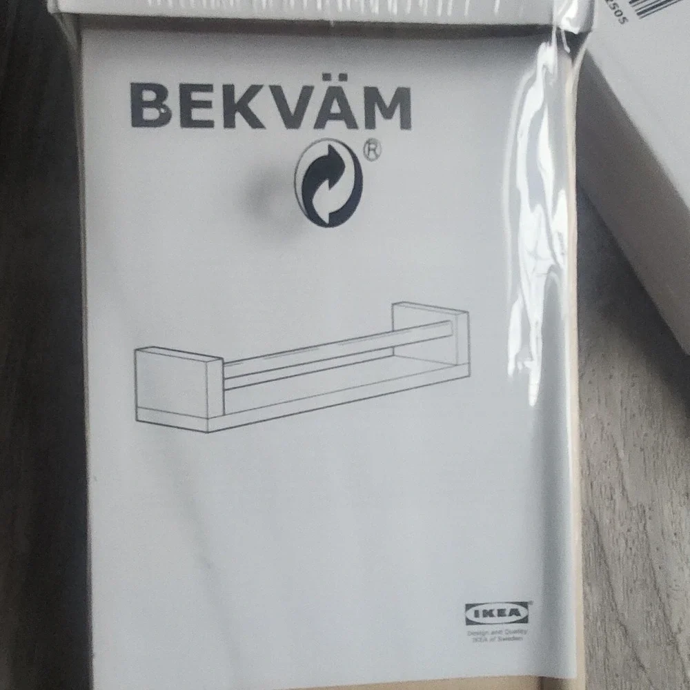 Lot of 4 IKEA BEKVAM Birch Wood Spice Racks Floating Nursery Book Shelf Storage